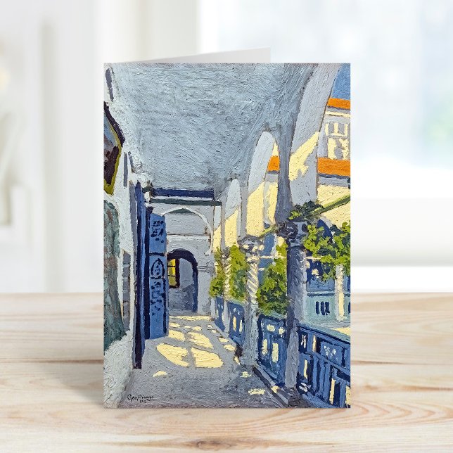 Tarjeta Galería de un riad marroquí | Georges Gaudion (Subido por el creador)