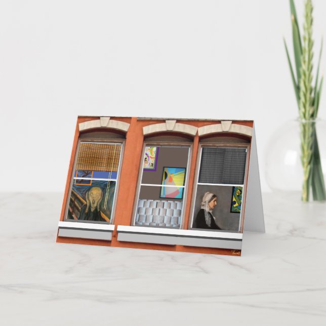 Tarjeta ''Galería en el piso superior'' (Anverso)