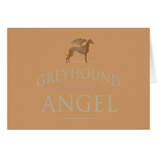 Tarjeta Galgo… como un ángel