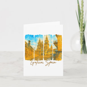 Tarjeta Galicia España Viajar Cepillo De Viaje Me Encuentr