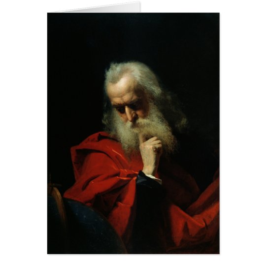 Tarjeta Galileo Galilei 1858