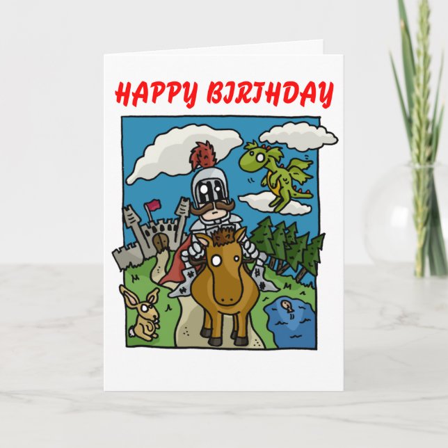 Tarjeta Gallant Birthday (Anverso)