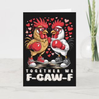 Tarjeta Galleros F-caw-f Boxeadores Corazones Edgy San Val