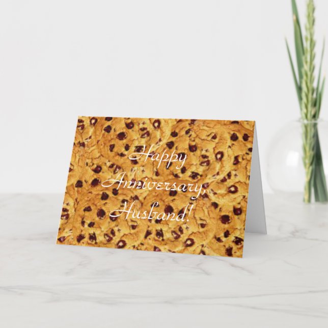 Tarjeta galletas de chispas de chocolate (Anverso)