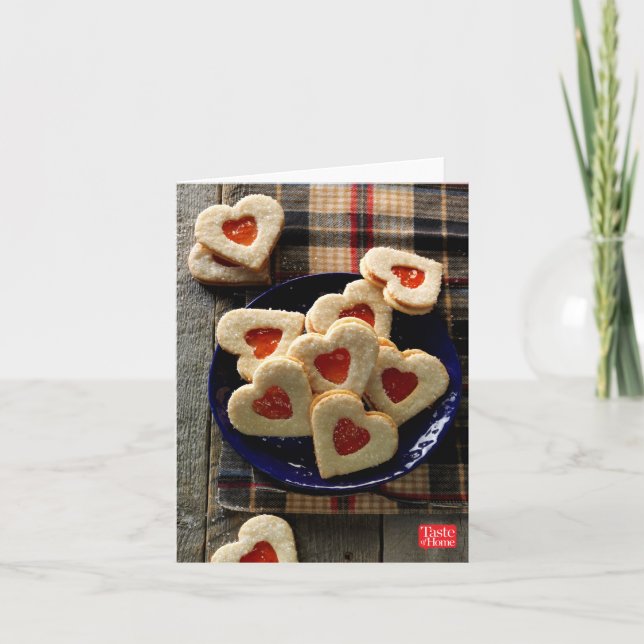 Tarjeta Galletas del coco del amor (Anverso)