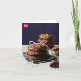 Tarjeta Galletas enormes del brownie