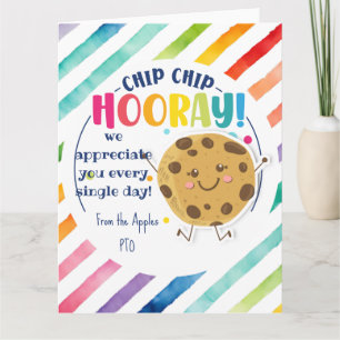 Tarjeta Galletita de agradecimiento regalo eres el mejor