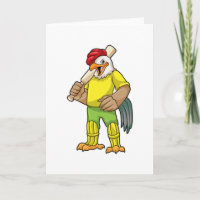 Gallo como bateador con bate de cricket