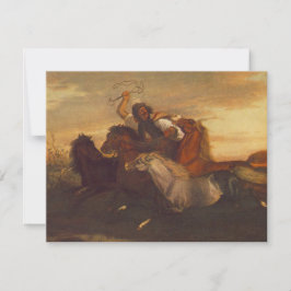 Tarjeta Galloping Outlaw (Vaquero a caballo) (Caballos)