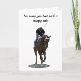 Tarjeta Galloping Thoroughbred Horse Greaming Card