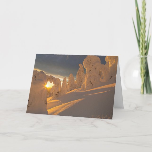 Tarjeta Gama de Whitefish | Whitefish, Montana (Anverso)