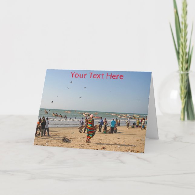 Tarjeta Gambia personalizable (Anverso)