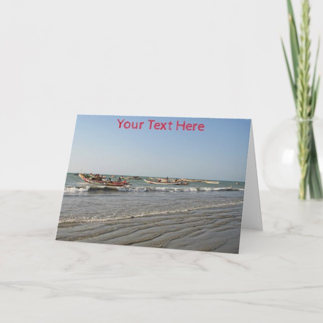 Tarjeta Gambia personalizable (Anverso)