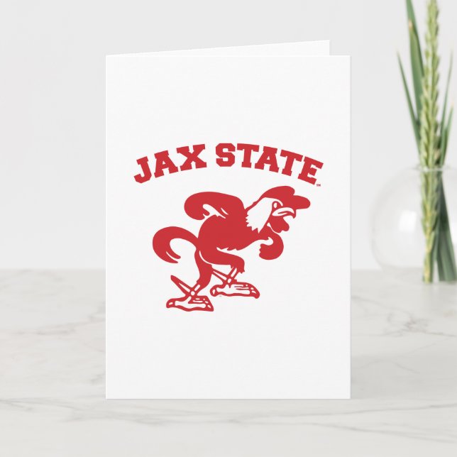 Tarjeta Gamecocks estatales JAX de la Universidad Estatal  (Anverso)