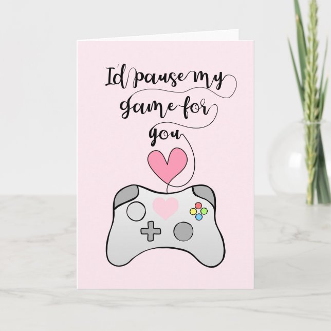 Tarjeta Gamer Birthday Card (Anverso)