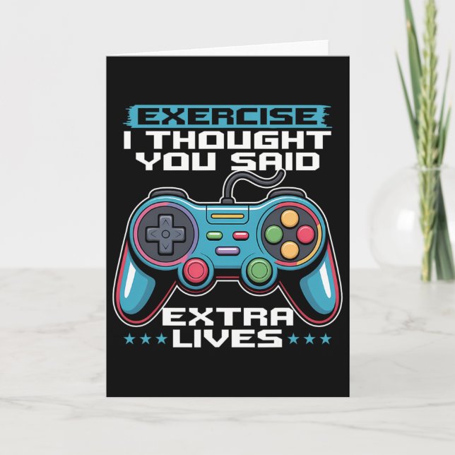 Tarjeta Gamer Gaming Controller Video Game 1  (Anverso)