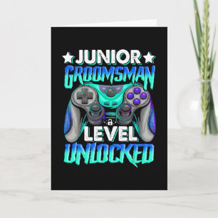 Tarjeta Gamer Junior Padrino Nivel Desbloqueado Videojuego