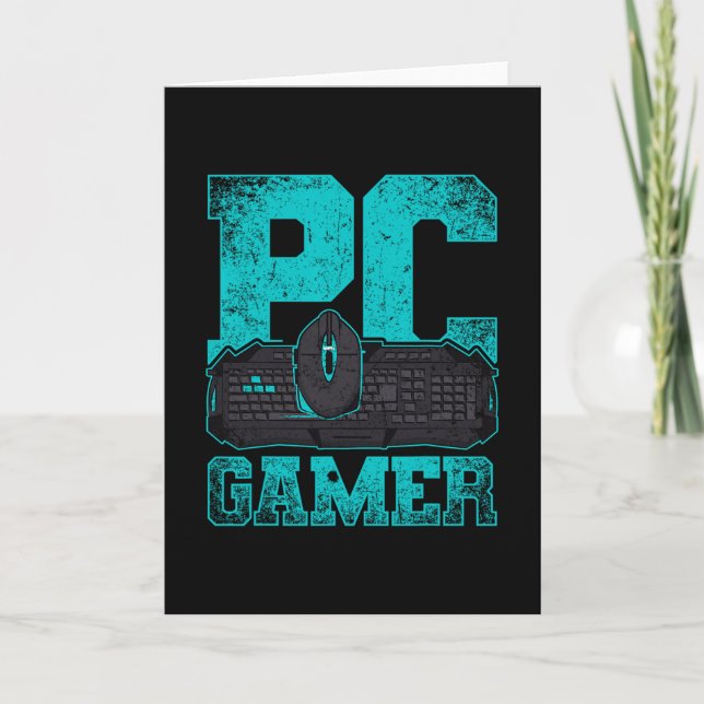 Tarjeta Gamer Sport Computer Games Player Gift Pc Gaming  (Anverso)