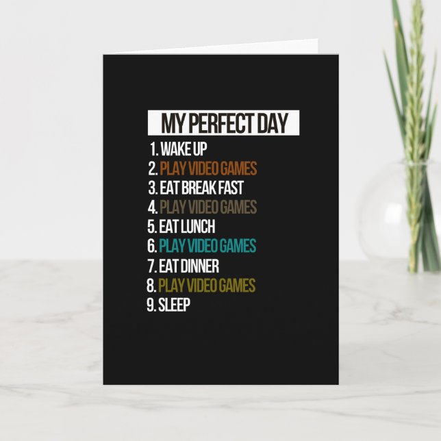 Tarjeta Gaming Gamer Console divertida cita idea de regalo (Anverso)