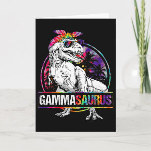 Tarjeta Gammasaurus Dinosaurio Gamma Saurus Familia Coinci