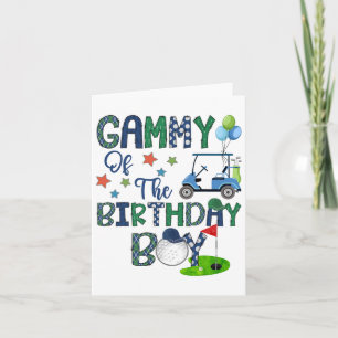 Tarjeta Gammy De Un Niño De Cumpleaños En Un Amante Del Go