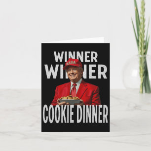 Tarjeta Ganador Ganador Cena De Galletas Divertido Trump 2