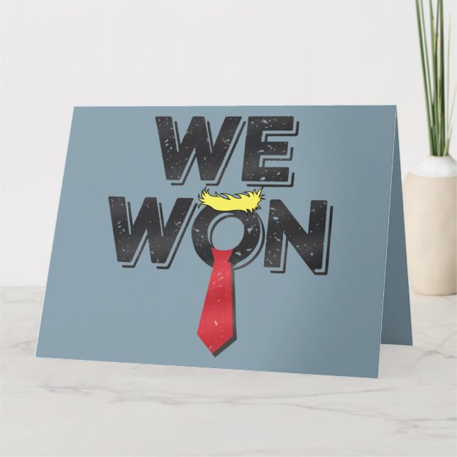 Tarjeta Ganamos Donald Trump 2024 (Anverso)