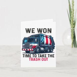 Tarjeta Ganamos Tiempo Para Sacar La Basura Del Ce De La V