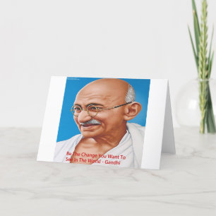 Tarjeta Gandhi & Sé el Cambio Cita