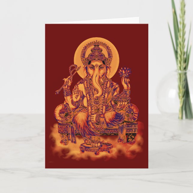 Tarjeta Ganesh - removedor de obstáculos (Anverso)