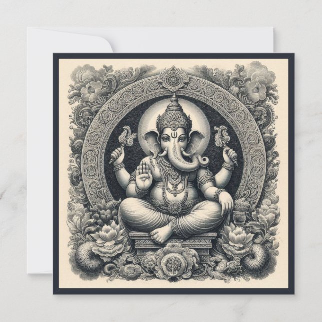 Tarjeta Ganesha Deity (Anverso)