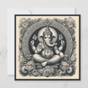 Tarjeta Ganesha Deity