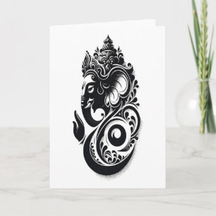 Tarjeta Ganesha, Espiritual hindú Ganesh Dios indio del Yo