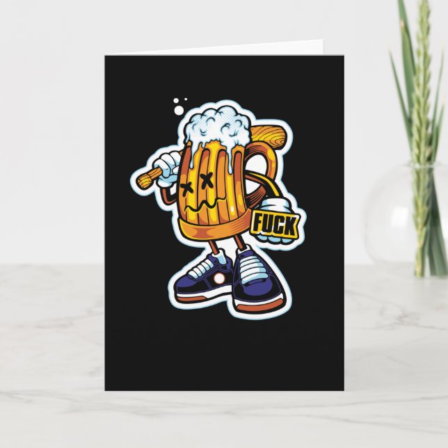 Tarjeta Gangsta Beer (Anverso)