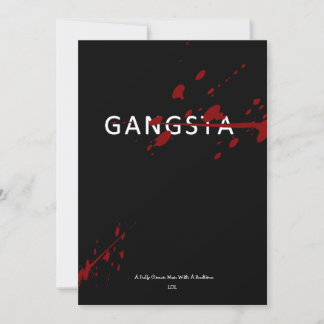TARJETA GANGSTA - JAILMATECARDS.CO.UK - DIVERSIÓN