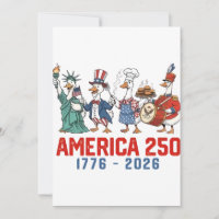 Ganso 4 de julio América 250 1776 2026 