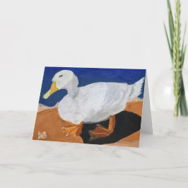 Tarjeta Ganso Blanco