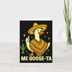 Tarjeta Ganso va cinco de mayo divertido dicho mexicano fi