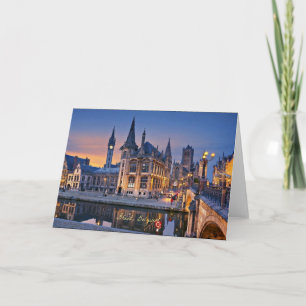 Tarjeta Gante, Bélgica bajo el sol