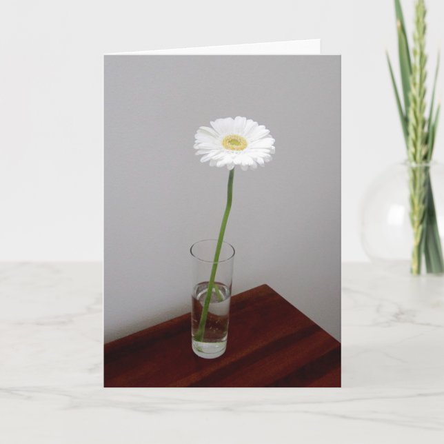 Tarjeta Garbera 2 Blanca (Anverso)