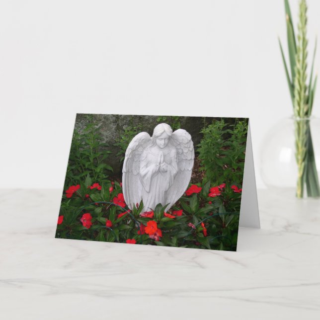 Tarjeta Garden Angel Thoughts (Anverso)