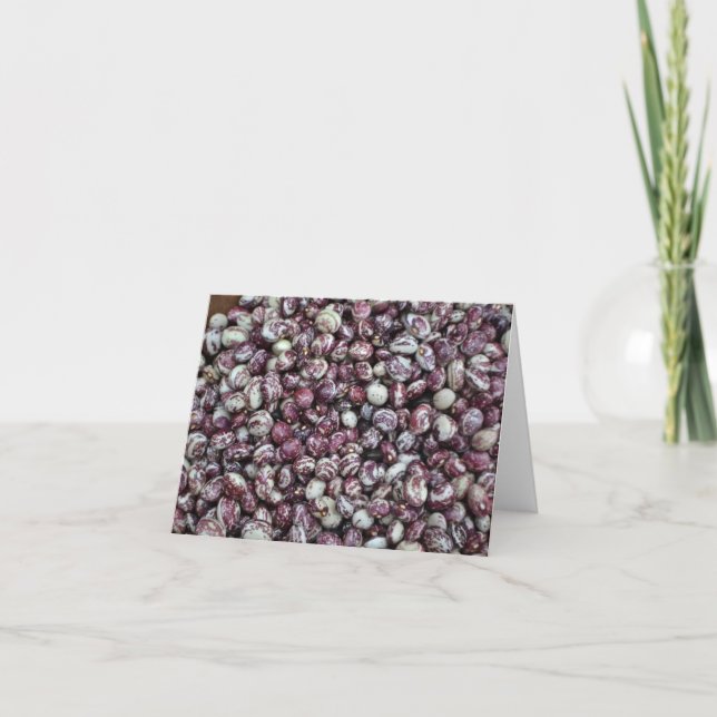 Tarjeta Garden Beans Notecard (Anverso)