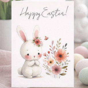 Tarjeta Garden Grace – Delicia del conejo de Pascua