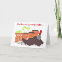 Gardeners Cusom Mensaje Flores Pots Cumpleaños
