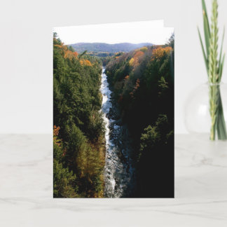 Tarjeta Garganta de Quechee