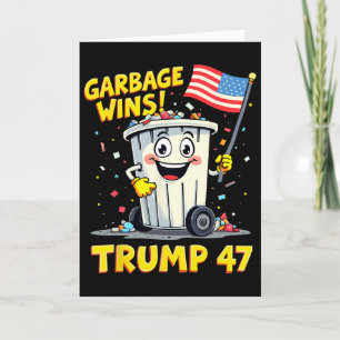 Tarjeta Garge gana equipo Trump 47 Garge para Trump 2024 E