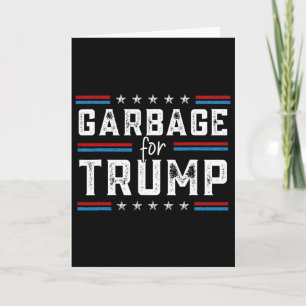 Tarjeta Garge para Trump 2024 No somos Garge Vota por Trum
