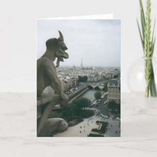 Tarjeta Gargoyle de Notre Dame