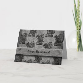 Tarjeta Gargoyles de piedra grises