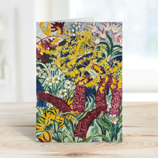 Tarjeta Gartenblumen | August Babberger